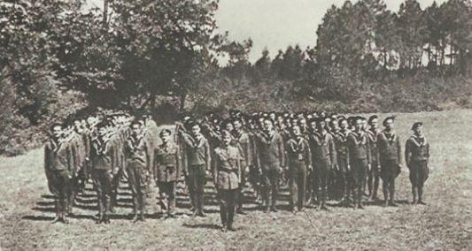 Camp de Canéjan près Gradignan -1944