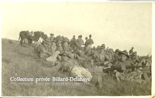 Guerre 1914/1918 - EN FRANCE : SOLDATS AMERICAINS  EN BRETAGNE.