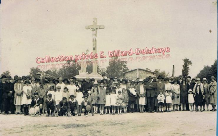 1926 inauguration de la statue de Jeanne d'Arc et de la Croix