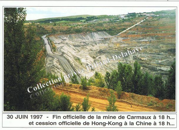 30 juin 1997-Fin officielle de la mine de Carmaux 18h...