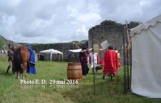 LA FORTERESSE DE BLANQUFORT 33290 pour Serge BONAUD bénèvole dès 1967.