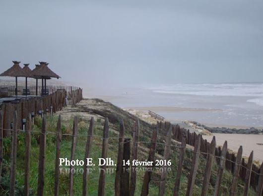 LACANAU-OCEAN (Gironde) Le 14.02.2016, début des vacances.