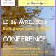 DIDIER COQUILLAS EN CONFERENCE - AU PIAN MEDOC LE 20.04.2015 -