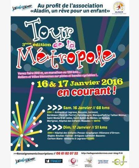 ALADIN - 16 /17.01.2016 - 3ème Ed. - TOUR DE LA METROPOLE EN COURANT