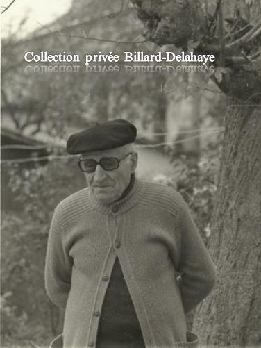 ALBERT 80 ans en 1976 Cachac-Blanquefort (rescapé du Chemin des Dames). Ph. G. Lemoine.