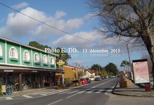 LACANAU OCEAN - L'AVENUE DE LA PLAGE DU MOUTCHIC LE 13.12.2015