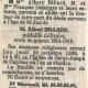 Avis de  décès d'Albert BILLARD, il y a 30 ans, le 17.10.1988.