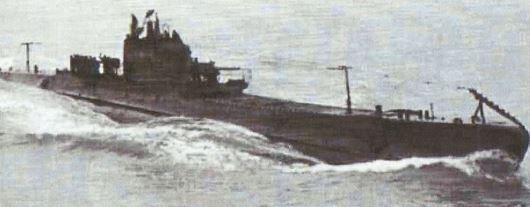 Atlantique nord en juin 1942, le sous-marin BARBARIGO.