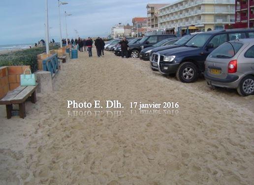 LACANAU-OCEAN (Gironde). Le dimanche 17.01.2016.
