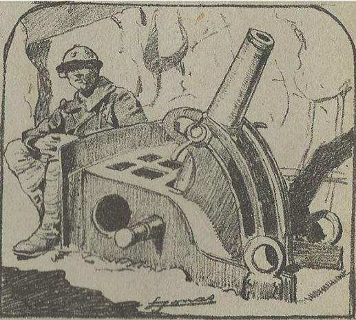 Artillerie d'Accompagnement et de Tranchée 1916.