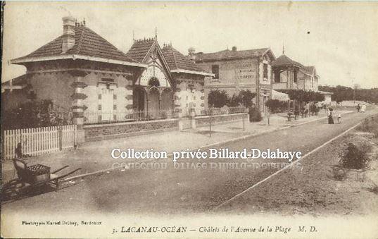 LACANAU Envoi à Mme CAUVET DE NERVAL à PARIS vers 1919.
