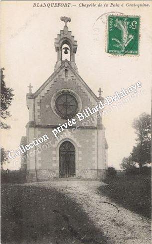 GRAT(T)EQUINA avant port de Bordeaux - CHAPELLE DE LA PALU 1900 -