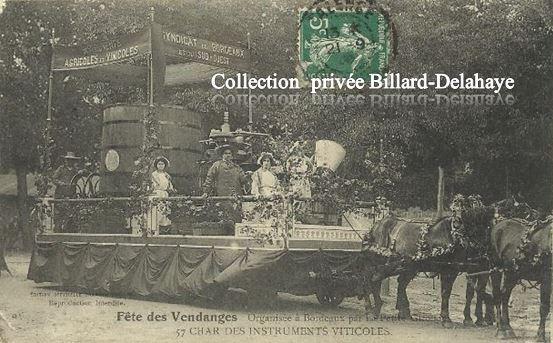 Fête des Vendanges - Organisée à Bordeaux par la Petite Gironde 1907.