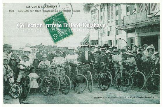 SOULAC 1900 - Côte d'Argent. CONCOURS DE BICYCLETTES FLEURIES.