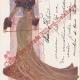 Cora Laparcerie, style Alfons MUCHA. Pub vers 1900 !