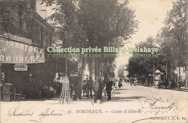COURS D'ALBRET- en 1904 à Marie Caralieu,Corneillan par Riscles-Gers-