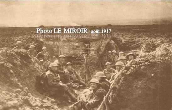 Août 1917 -  Dans les FLANDRES, bord de la Lys.