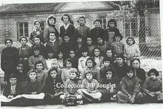 ECOLE DU BOURG BLANQUEFORT  1956 / 1957.