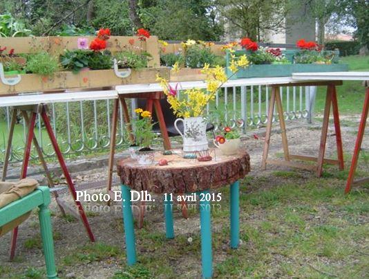 LA RECUP DE FRANCINE HUBERT AU TROC JARDIN DE CAMBON.