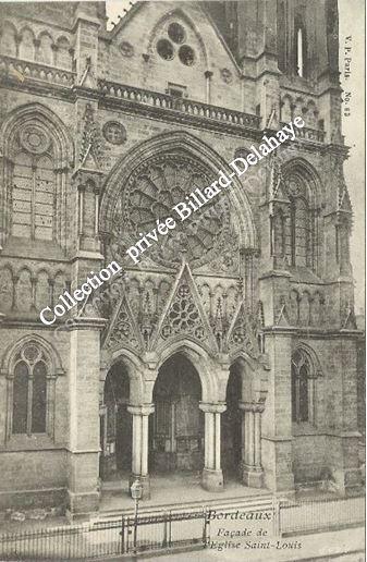 EGLISE SAINT- LOUIS DES CHARTRONS (quartier des antiquaires de BX.).