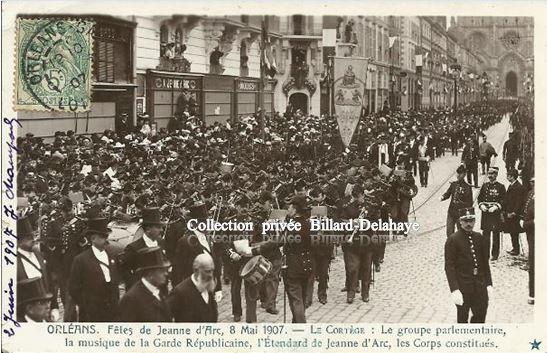 ORLEANS - FETES DE JEANNE D'ARC DU 8 MAI 1907.