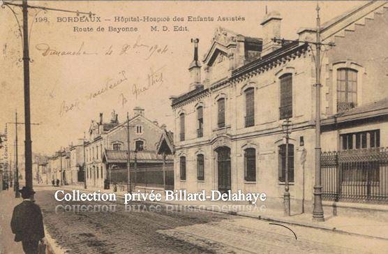 198 - HOPITAL-HOSTPICE DES ENFANTS ASSISTES, Route de Bayonne-BX.