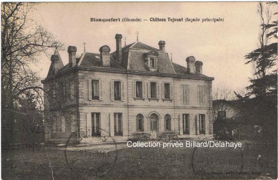 Château Tujean , rue H. Berlioz. Pub postes cigarettes Gitanes