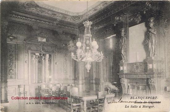 Ecole de Guyenne -Dulamon- la salle à Manger.