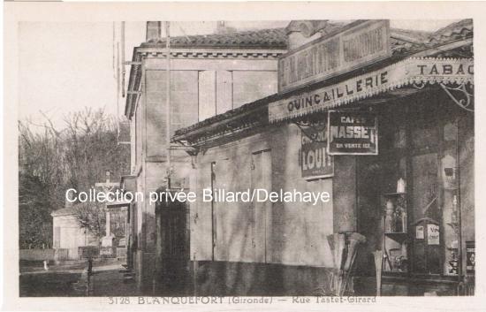 L'alimentation Girondine, rue Tastet Girard.