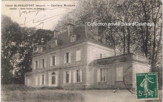 Le château de Maurian  1908