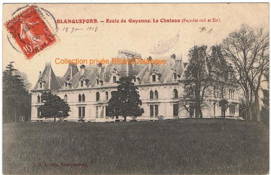 Ecole de guyenne, le château.