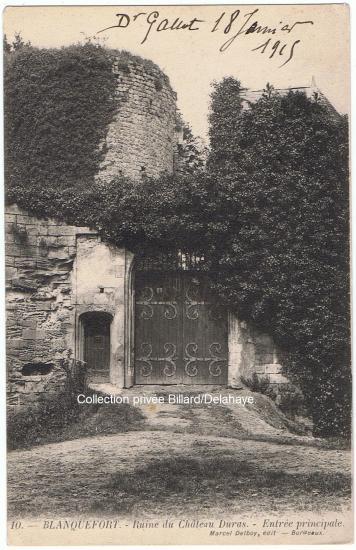 Entrée de la forteresse 1915