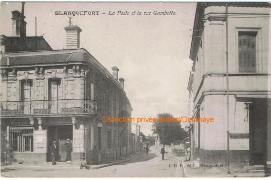 La poste, la rue gambetta, la boucherie