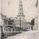 Le clocher vu de la rue du Maréchal-Leclerc.