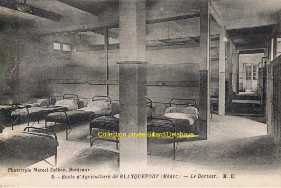 Le dortoir de l'école de l'agriculture.