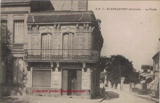 La poste, la rue Gambetta.