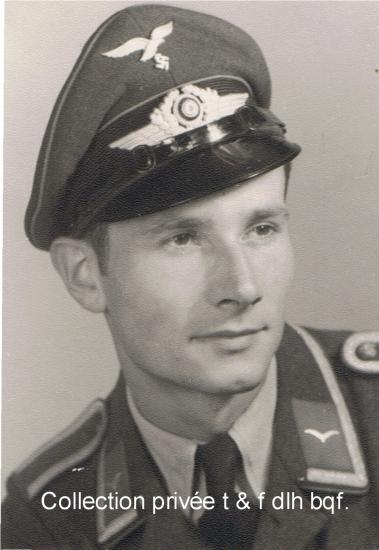  Hans Georg Spittler le 21 octobre 1944, sergent dans la Luftwaffe.