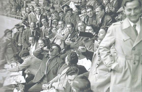 GIRONDINS - JOUR DE MATCH A LESCURE - 12 FEVRIER 1950.