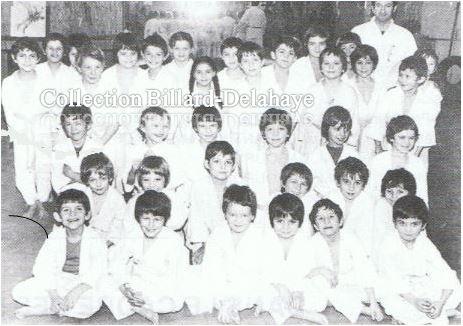 LA SECTION JUDO A BLANQUEFORT EN 1978.