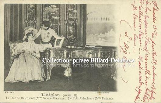 SARAH BERNARHARDT - L'AIGLON (Acte II) d'Edmond Rostand - Env. 1901