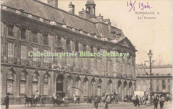 LA DOUANE- envoi 1904 Mme Landais 81,rue Thiers-Rochefort s/mer.