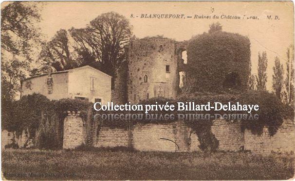 LA FORTERESSE DE BLANQUEFORT. (Ruines du château Duras.)