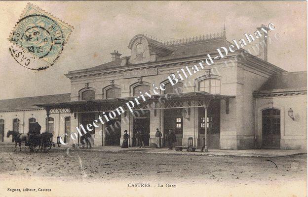 CASTRES : CPA 25.03.1905 à M-Antoinette TAFFANEL, Peyrac-M. Aude.