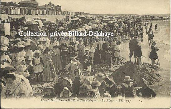 1900 - SOULAC-sur-MER - LA PLAGE - Côte d'Argent.