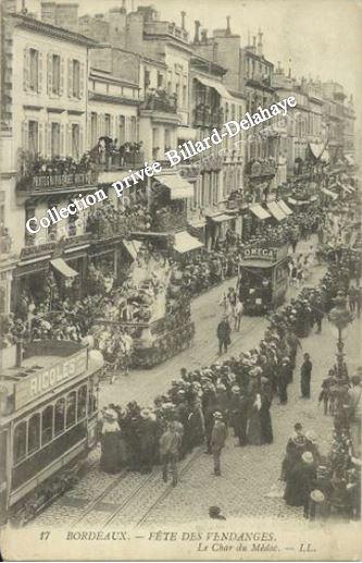 Fête des Vendanges. Organisée par la Petite Gironde - 1909