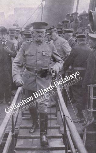 L'ARRIVEE du Général  PERSHING.  13 juin 1917