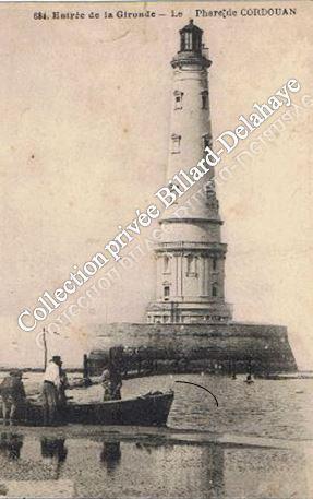 LE PHARE DE CORDOUAN A L'ENTREE DE LA GIRONDE.