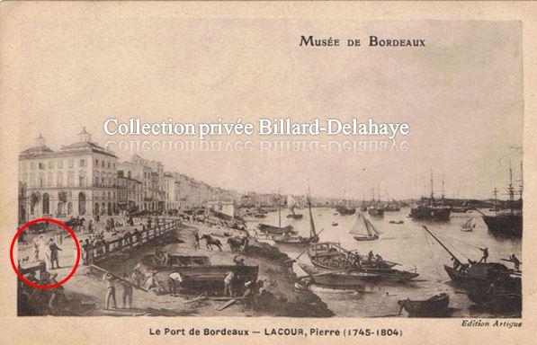 PORT de BX- LACOUR P. (1748-1804).1910 Berthomieu BX à Sandray Seine.
