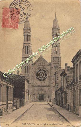 LE SACRE-COEUR - CPA 13.11.1905 à Mme BLEIRAT à Tarascon.