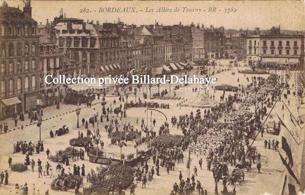 LES ALLEES de TOURNY (un défilé d'hommes étrangers ?).